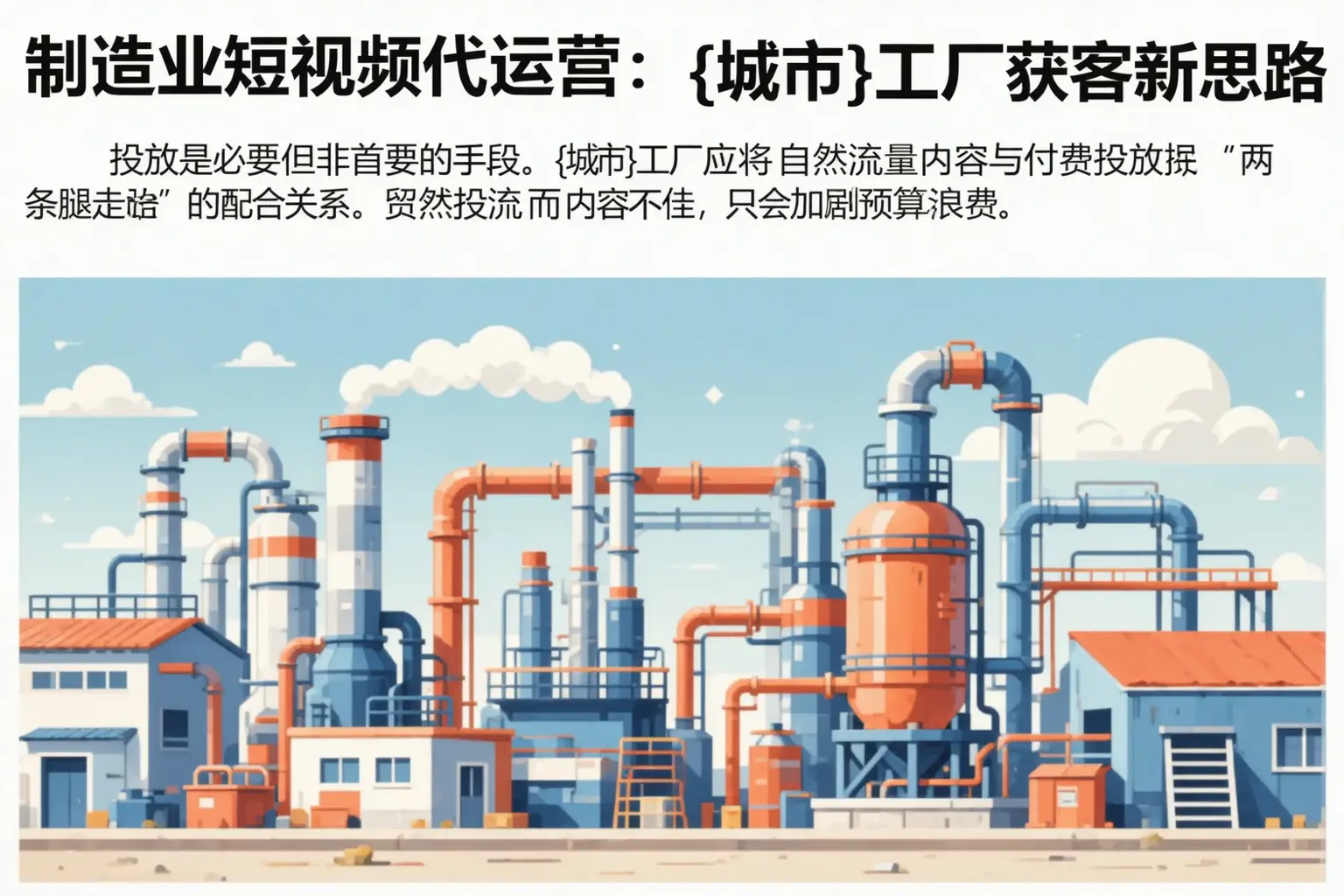 制造业短视频代运营：安顺工厂获客新思路