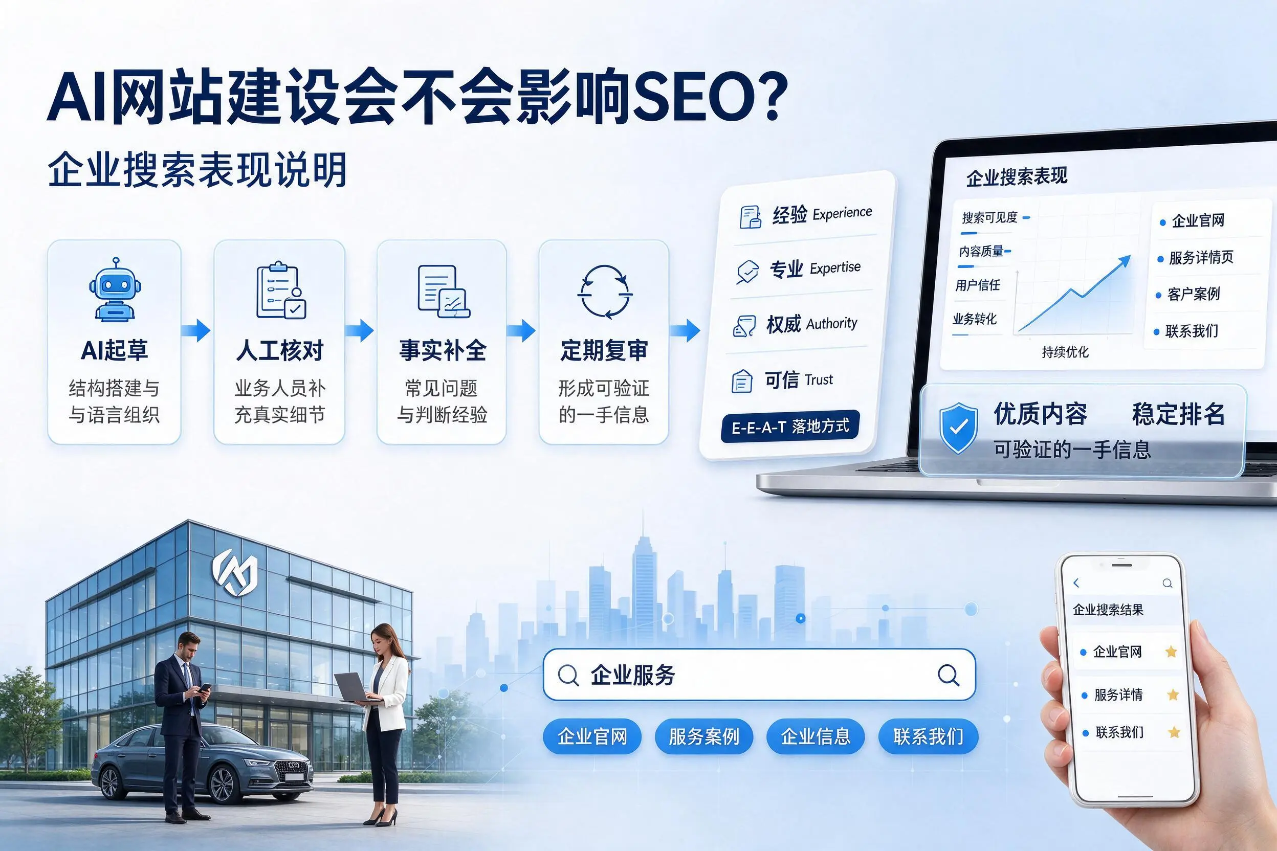 AI网站建设会不会影响SEO？安顺企业搜索表现说明